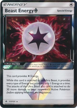 Beast Energy Prism Star - 117/131 - Holo Rare