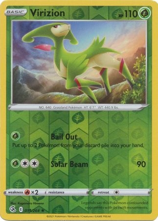 Virizion - 15/264 - Rare Reverse Holo