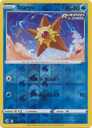 Staryu - 52/264 - Common Reverse Holo