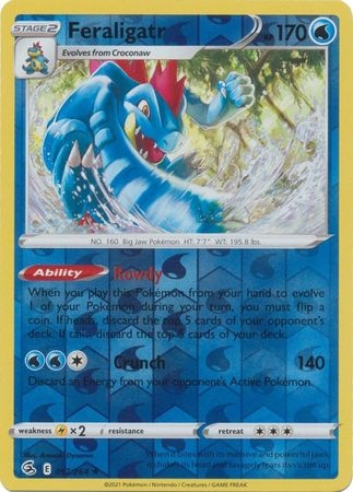 Feraligatr - 57/264 - Holo Rare Reverse Holo