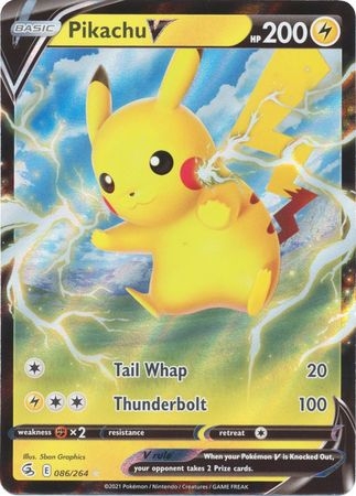 Pikachu V - 86/264 - Ultra Rare