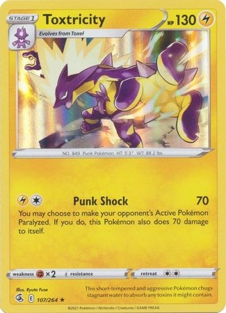 Toxtricity - 107/264 - Holo Rare