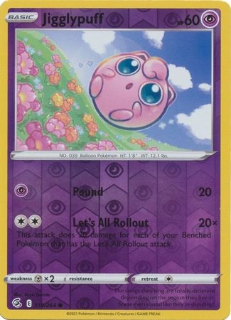 Jigglypuff - 110/264 - Common Reverse Holo