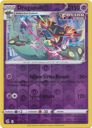 Dragapult - 130/264 - Holo Rare Reverse Holo