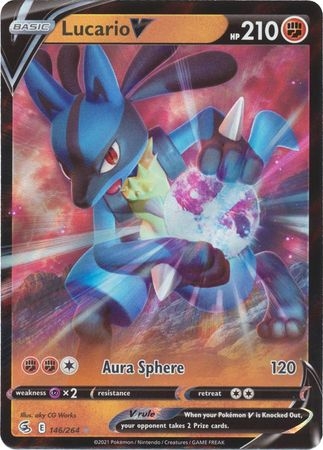 Lucario V - 146/264 - Ultra Rare