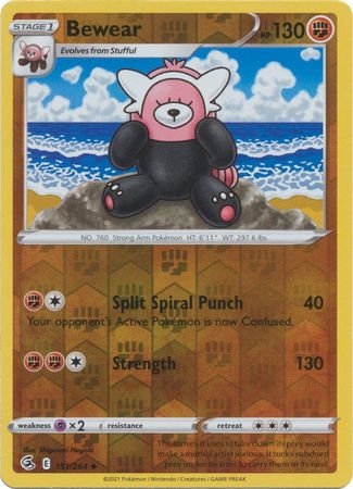 Bewear - 151/264 - Uncommon Reverse Holo