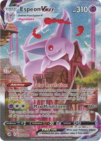 Espeon VMAX - 270/264 - Alternate Art Secret Rare