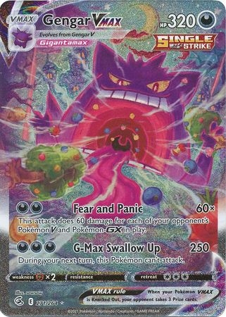 Gengar VMAX - 271/264 - Alternate Art Secret Rare