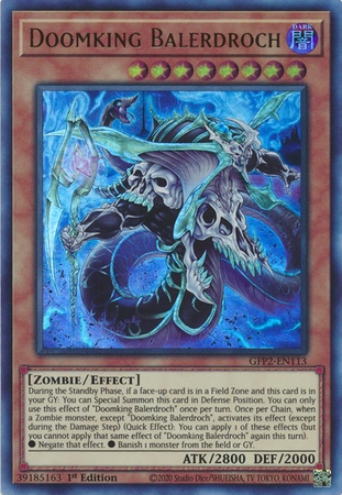 Doomking Balerdroch - GFP2-EN113 - Ultra Rare 1st Edition