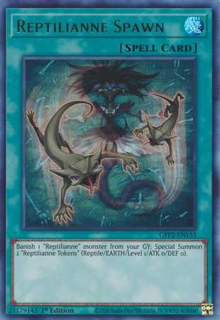 Reptilianne Spawn - GFP2-EN155 - Ultra Rare 1st Edition
