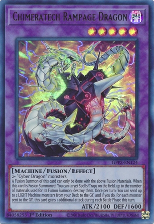 Chimeratech Rampage Dragon - GFP2-EN124 - Ultra Rare 1st Edition