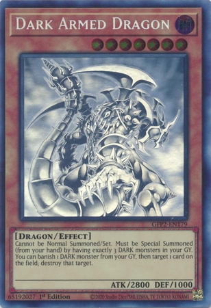 Dark Armed Dragon - GFP2-EN179 - Ghost Rare 1st Edition