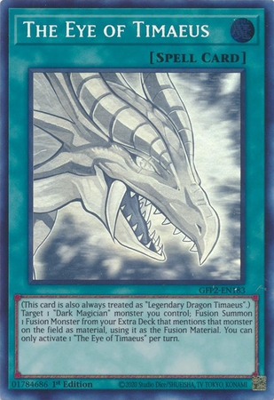 The Eye of Timaeus - GFP2-EN183 - Ghost Rare 1st Edition