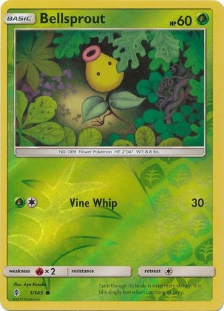 Bellsprout - 1/145 - Common Reverse Holo