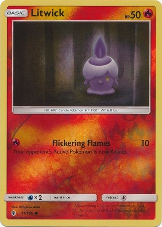 Litwick - 11/145 - Common Reverse Holo