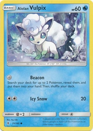 Alolan Vulpix - 21/145 - Common