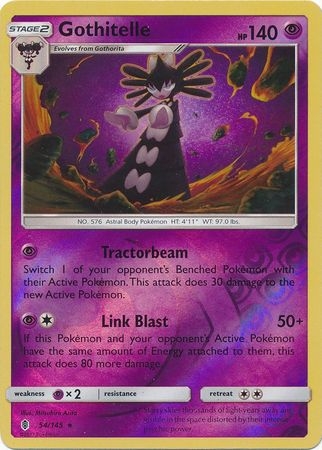 Gothitelle - 54/145 - Rare Reverse Holo