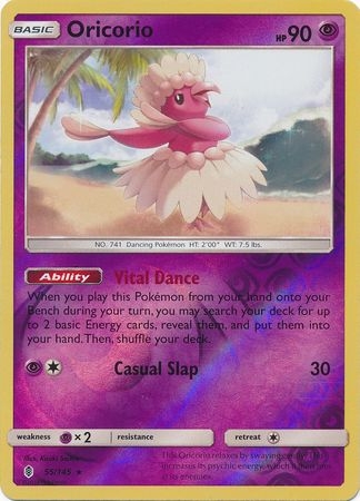 Oricorio - 55/145 - Rare Reverse Holo
