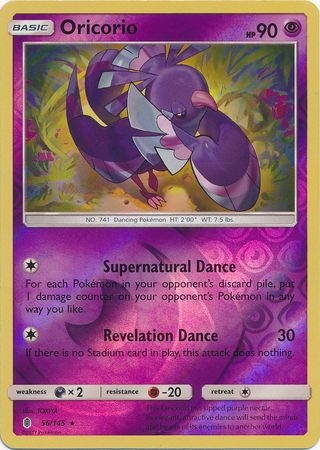 Oricorio - 56/145 - Rare Reverse Holo