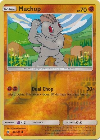 Machop - 62/145 - Common Reverse Holo