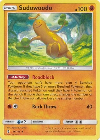 Sudowoodo - 66/145 - Uncommon