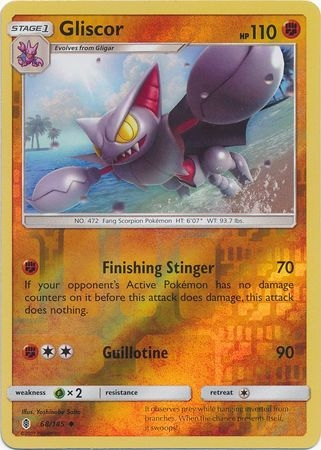 Gliscor - 68/145 - Uncommon Reverse Holo