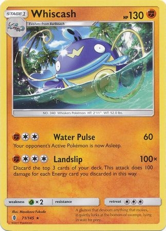 Whiscash - 71/145 - Rare