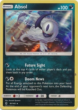 Absol - 81/145 - Holo Rare