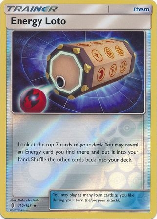 Energy Loto - 122/145 - Uncommon Reverse Holo