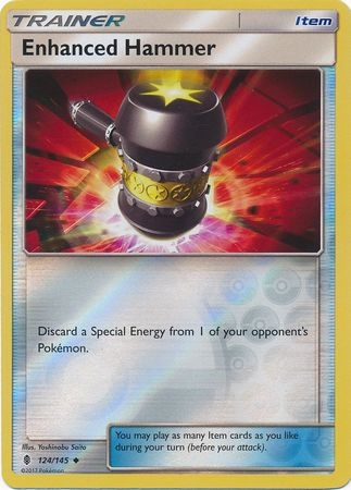 Enhanced Hammer - 124/145 - Uncommon Reverse Holo