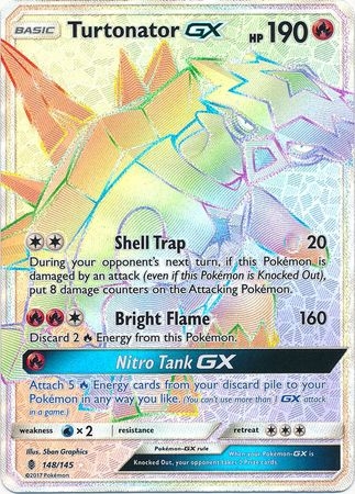 Turtonator GX - 148/145 - Hyper Rare