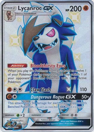 Lycanroc GX - SV66/SV94 - Shiny Ultra Rare