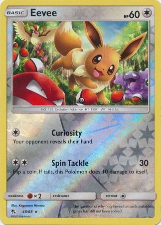 Eevee - 48/68 - Holo Rare Reverse Holo