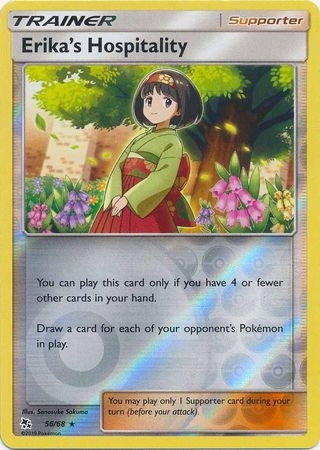 Erika's Hospitality - 56/68 - Rare Reverse Holo