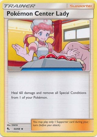 Pokemon Center Lady - 64/68 - Uncommon