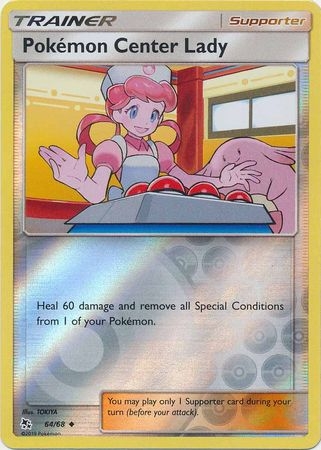 Pokemon Center Lady - 64/68 - Uncommon Reverse Holo