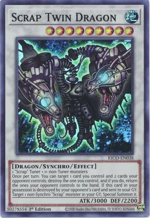 Scrap Twin Dragon - KICO-EN038 - Super Rare 1st Edition