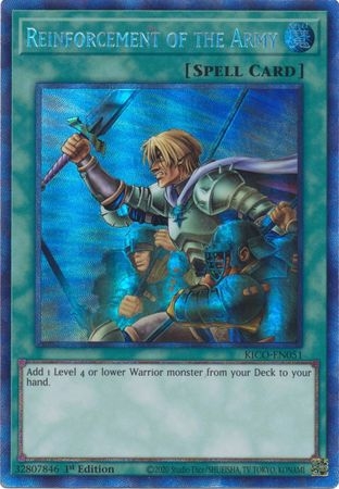Reinforcement of the Army - KICO-EN051 - Collectors Rare 1st Edition