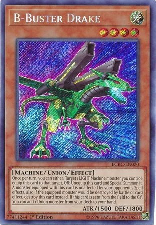 B-Buster Drake - LCKC-EN020 - Secret Rare 1st Edition