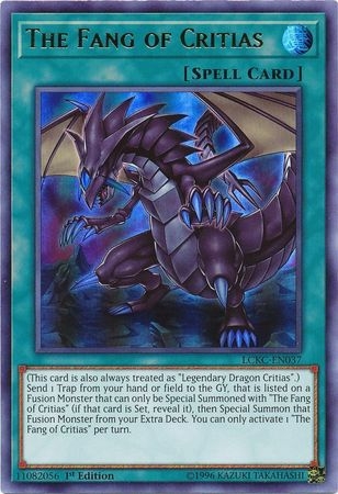 The Fang of Critias - LCKC-EN037 - Ultra Rare 1st Edition