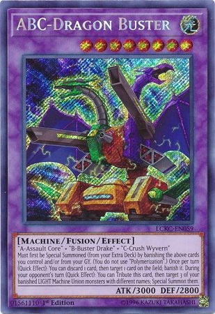 ABC-Dragon Buster - LCKC-EN059 - Secret Rare 1st Edition