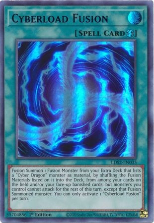 Cyberload Fusion (Purple) - LDS2-EN035 - Ultra Rare 1st Edition