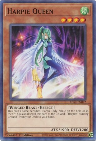 Harpie Queen - LDS2-EN072 - Common 1st Edition