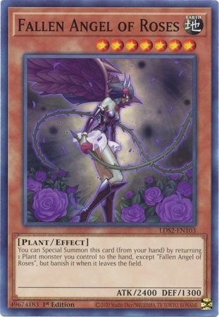 Fallen Angel of Roses - LDS2-EN103 - Common 1st Edition