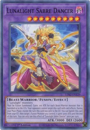 Lunalight Sabre Dancer - LDS2-EN129 - Common 1st Edition