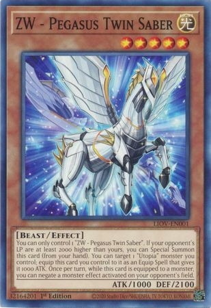 ZW - Pegasus Twin Saber - LIOV-EN001 - Common 1st Edition