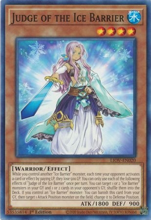 Judge of the Ice Barrier - LIOV-EN020 - Common 1st Edition
