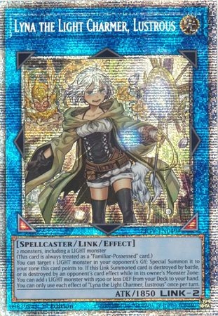 Lyna the Light Charmer, Lustrous - LIOV-EN049 - Starlight Rare 1st Edition