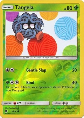 Tangela - 1/214 - Common Reverse Holo