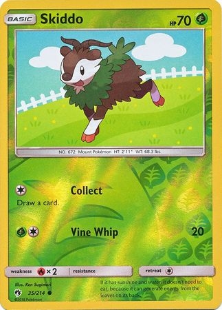 Skiddo - 35/214 - Common Reverse Holo